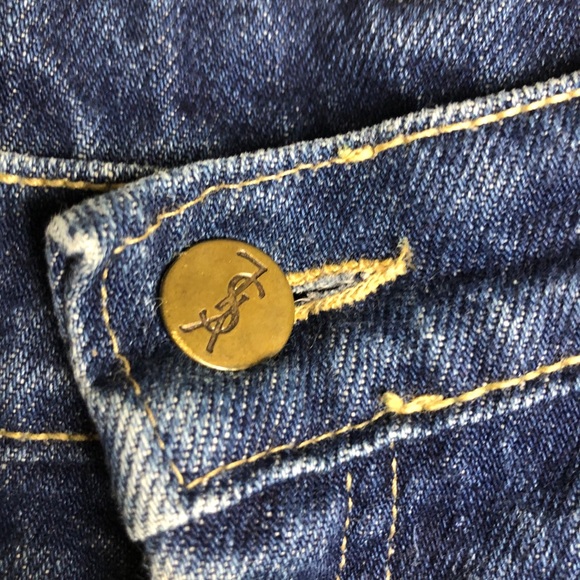 YSL 1970s High Waist Denim Jeans - Picture 5 of 8